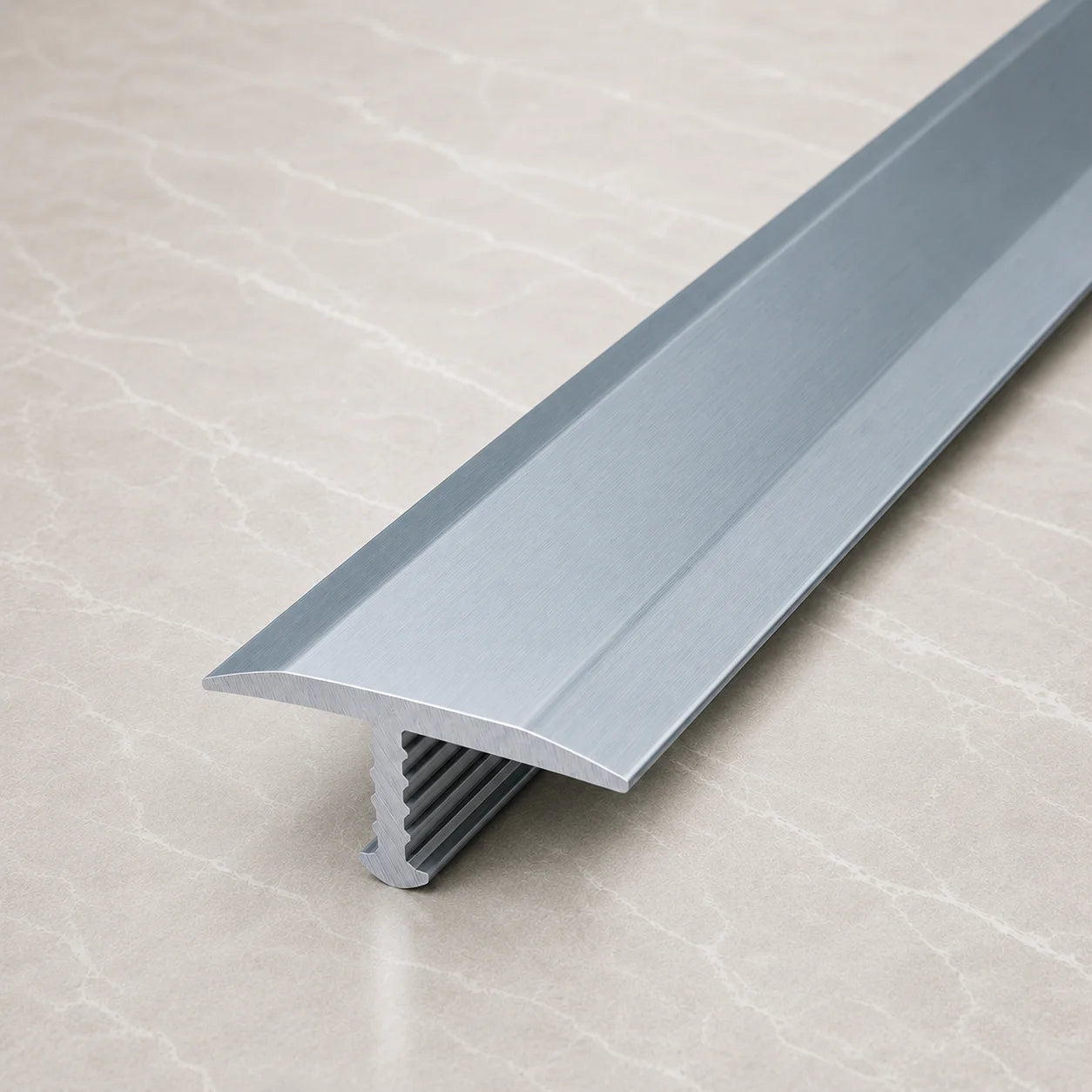 T Bar Door Threshold Aluminium Trim 13 MM 18 MM 26 MM x 1 M Length In Natural Aluminium Color